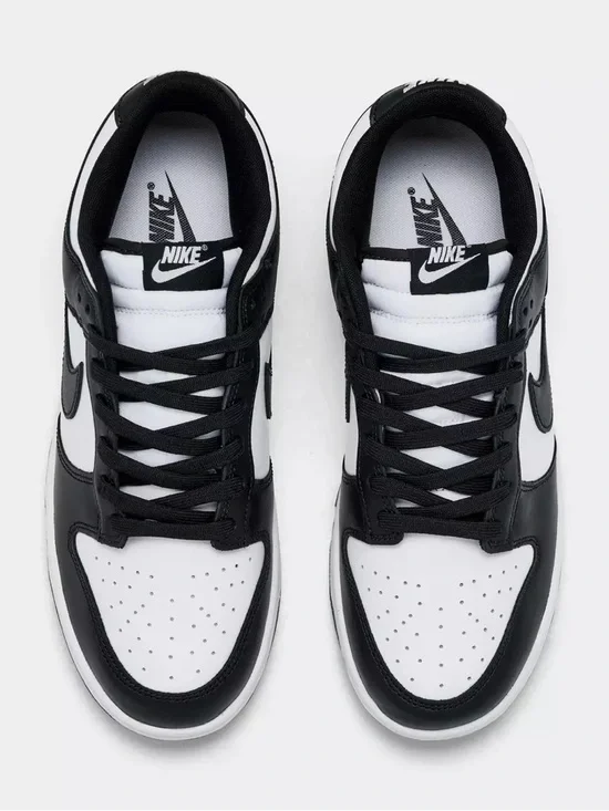 NIKE new 2021 Panda Dunk Low Retro Black White Sneakers - M US7 / W US8.5 - Picture 15 of 16